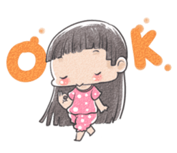 Jia and her pet sticker #494941