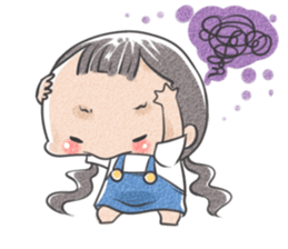 Jia and her pet sticker #494942