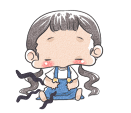 Jia and her pet sticker #494943