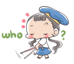 Jia and her pet sticker #494953