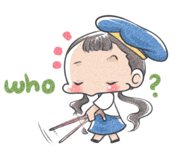 Jia and her pet sticker #494953