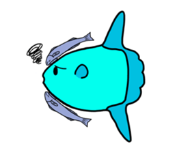 Biology of ocean sunfishes sticker #495074