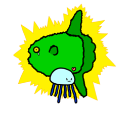 Biology of ocean sunfishes sticker #495076