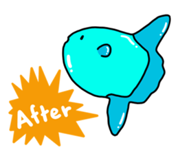 Biology of ocean sunfishes sticker #495095