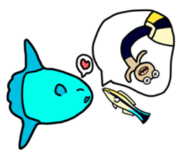 Biology of ocean sunfishes sticker #495099