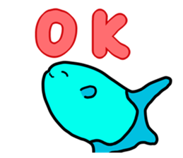 Biology of ocean sunfishes sticker #495103