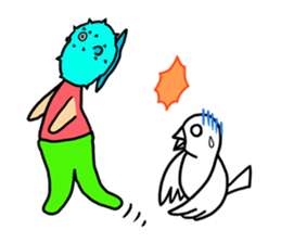 Biology of ocean sunfishes sticker #495111