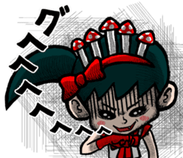 bottom layer underground Idol "Akaechan" sticker #495529