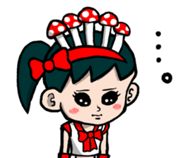 bottom layer underground Idol "Akaechan" sticker #495536