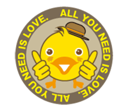 A chick as greenhorn.2 Japanese. sticker #496445