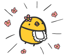 Always with you, Hiyoko-san. sticker #496655