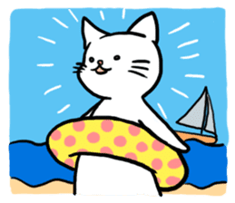 Unrestrained cat sticker #497272