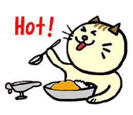 Gluttonous cat Sirena sticker #497674