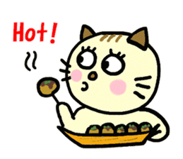 Gluttonous cat Sirena sticker #497687
