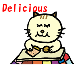 Gluttonous cat Sirena sticker #497689