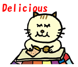 Gluttonous cat Sirena sticker #497689