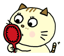 Gluttonous cat Sirena sticker #497701