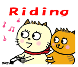 Gluttonous cat Sirena sticker #497710