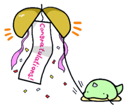 "Ryoku-cha" with his friend "insect" sticker #497729