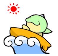 "Ryoku-cha" with his friend "insect" sticker #497745
