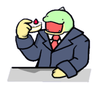 "Ryoku-cha" with his friend "insect" sticker #497749