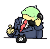 "Ryoku-cha" with his friend "insect" sticker #497751