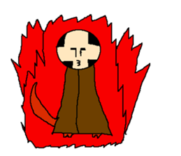 Daily life of the costume dinosaur uncle sticker #498741