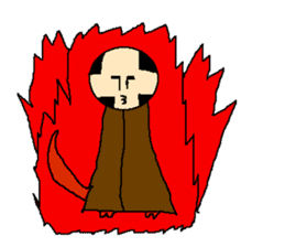 Daily life of the costume dinosaur uncle sticker #498741