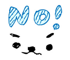 A capricious panda Camille (Handwriting) sticker #499237