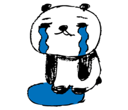 A capricious panda Camille (Handwriting) sticker #499246