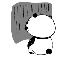 A capricious panda Camille (Handwriting) sticker #499253