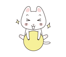 moon cat sticker #499324