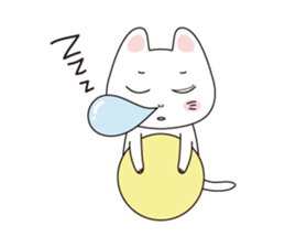 moon cat sticker #499333
