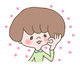 girl & nekoko sticker #499358