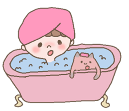 girl & nekoko sticker #499363