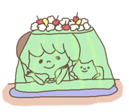 girl & nekoko sticker #499372