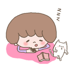 girl & nekoko sticker #499373