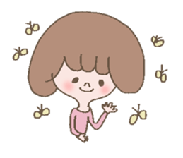 girl & nekoko sticker #499380