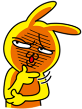 Naughty rabbit sticker #499689