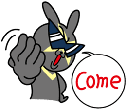 Naughty rabbit sticker #499702