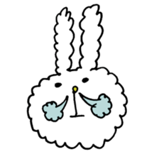 FLUFFY BUNNY sticker #499847