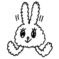 FLUFFY BUNNY sticker #499850