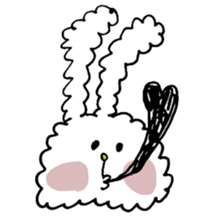 FLUFFY BUNNY sticker #499861