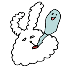 FLUFFY BUNNY sticker #499866