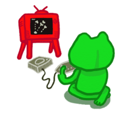 Holiday of the frog sticker #499996