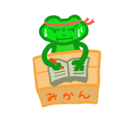 Holiday of the frog sticker #499997