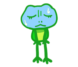 Holiday of the frog sticker #500002