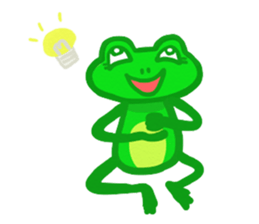 Holiday of the frog sticker #500003