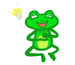 Holiday of the frog sticker #500003