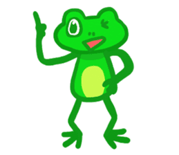 Holiday of the frog sticker #500006
